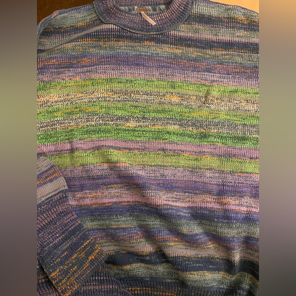 Free People Easy Street Space Dye Sweater Brand New Oversized M - Picture 5 of 6